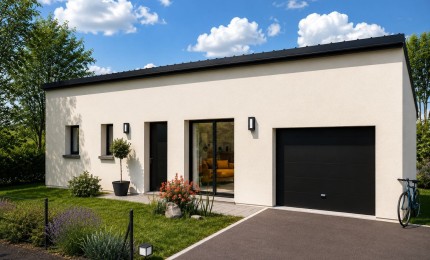 Terrain + Maison neuve de 85&nbsp;m² à Aucaleuc