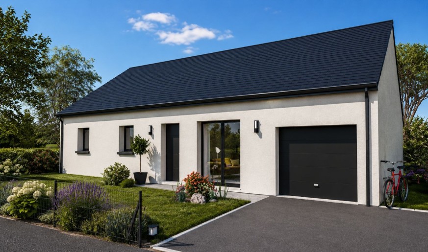 Terrain + Maison neuve de 95&nbsp;m² à Lamballe