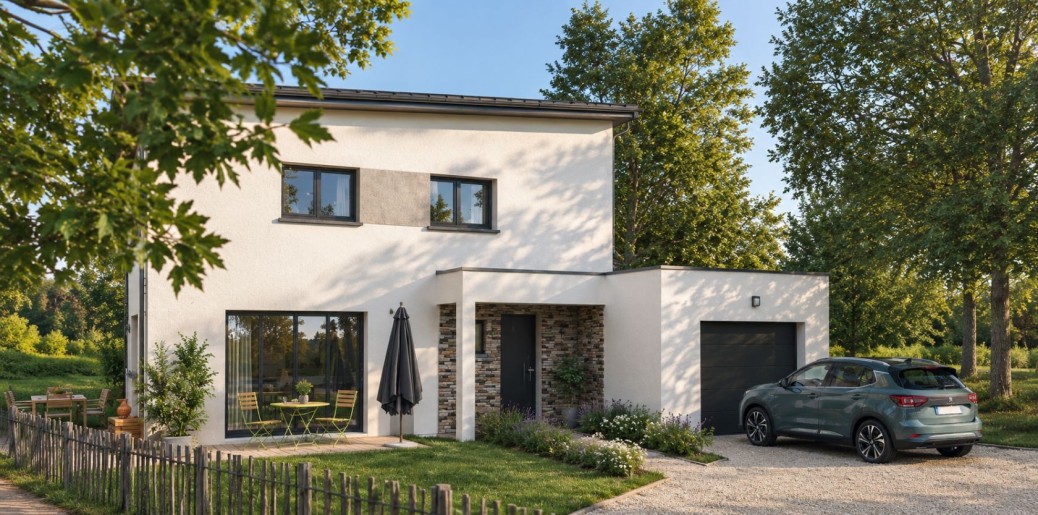 Terrain + Maison neuve de 111&nbsp;m² à Pléneuf-Val-André