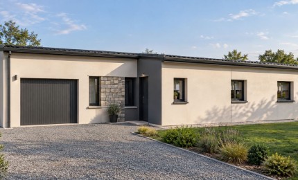 Terrain + Maison neuve de 92&nbsp;m² à Coëtmieux