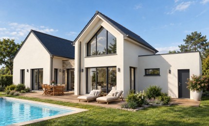 Terrain + Maison neuve de 156&nbsp;m² à Pléneuf-Val-André