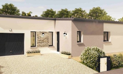 Terrain + Maison neuve de 125&nbsp;m² à Lamballe