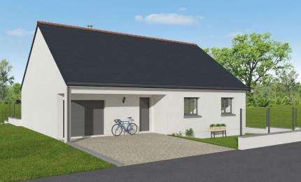 Terrain + Maison neuve de 97&nbsp;m² à Lamballe