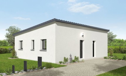 Terrain + Maison neuve de 75 m² à Langueux