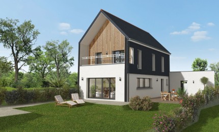 Terrain + Maison neuve de 117 m² à Coëtmieux