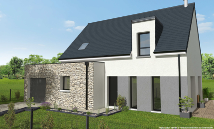 Terrain + Maison neuve de 106 m² à Grâces