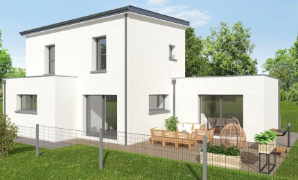 Terrain + Maison neuve de 116 m² à Domloup